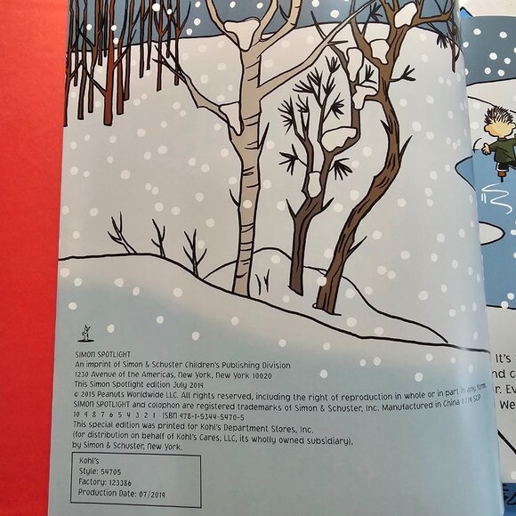 Lot of 4 Kohls Cares Peanuts Hardcover Books Charlie Brown Christmas Snoopy - Picture 4 of 11